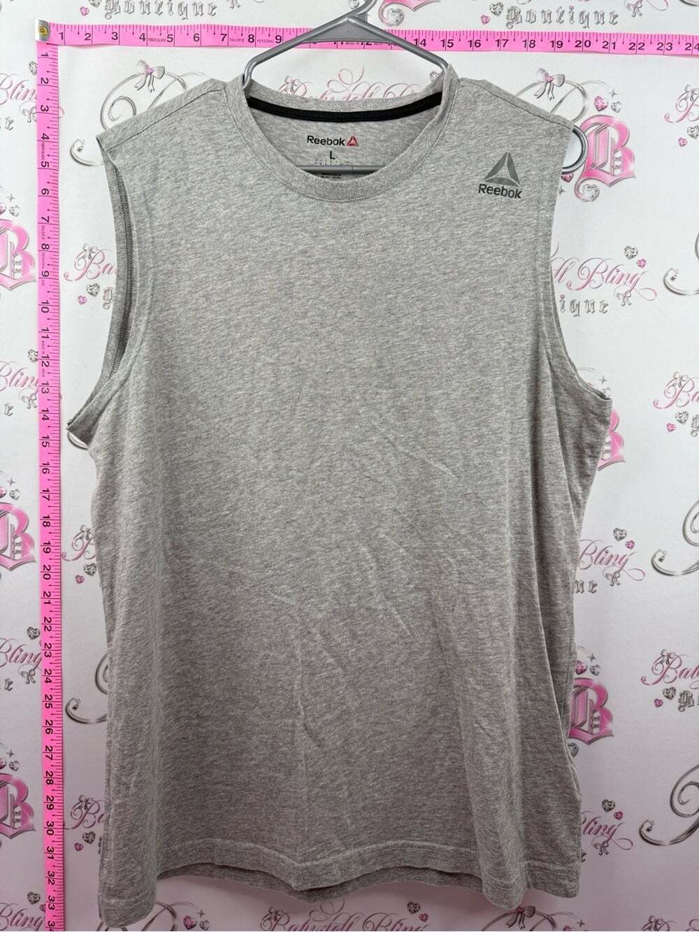 Reebok tank top muscle tee Gray Sleeveless Training Tank